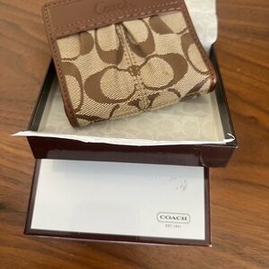 Coach Monogram Bifold Wallet Y2K